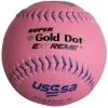 Worth Pink 12" USSSA Super Gold Dot Extreme Classic M 40/325 Slowpitch Softballs (Dozen): WUC12CPXT -Baseball Promotions Shop Worth USSSA PINK Softball WUC12CPXT