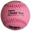 Worth Pink 12" WSL Super Green Dot 47/400 Slowpitch Softballs (Dozen): WPS12WSLC -Baseball Promotions Shop Worth WSL Slowpitch Pink Ball WPS12WSLC