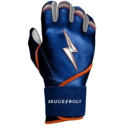 Bruce Bolt PREMIUM PRO NIMMO Long Cuff Batting Gloves: Mets Blue -Baseball Promotions Shop premium pro nimmo series long cuff batting gloves blue gloves brucebolt 426818