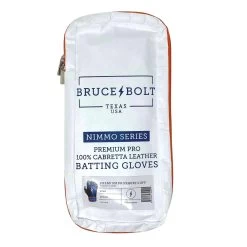 Bruce Bolt PREMIUM PRO NIMMO Short Cuff Batting Gloves: Blue -Baseball Promotions Shop premium pro nimmo series short cuff batting gloves blue gloves brucebolt 505832