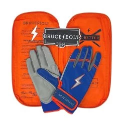 Bruce Bolt PREMIUM PRO NIMMO Short Cuff Batting Gloves: Blue -Baseball Promotions Shop premium pro nimmo series short cuff batting gloves blue gloves brucebolt 966194