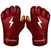Bruce Bolt PREMIUM PRO Short Cuff Batting Gloves: Maroon -Baseball Promotions Shop premium pro short cuff batting gloves maroon brucebolt 213512